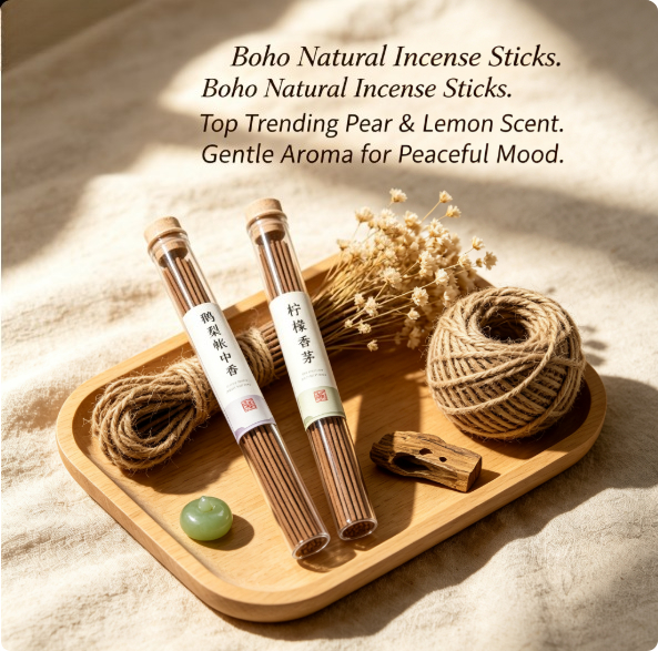 Home Fragrance Trends - Sıcak Fırsat Doğal Tütsü Çubukları Seti
