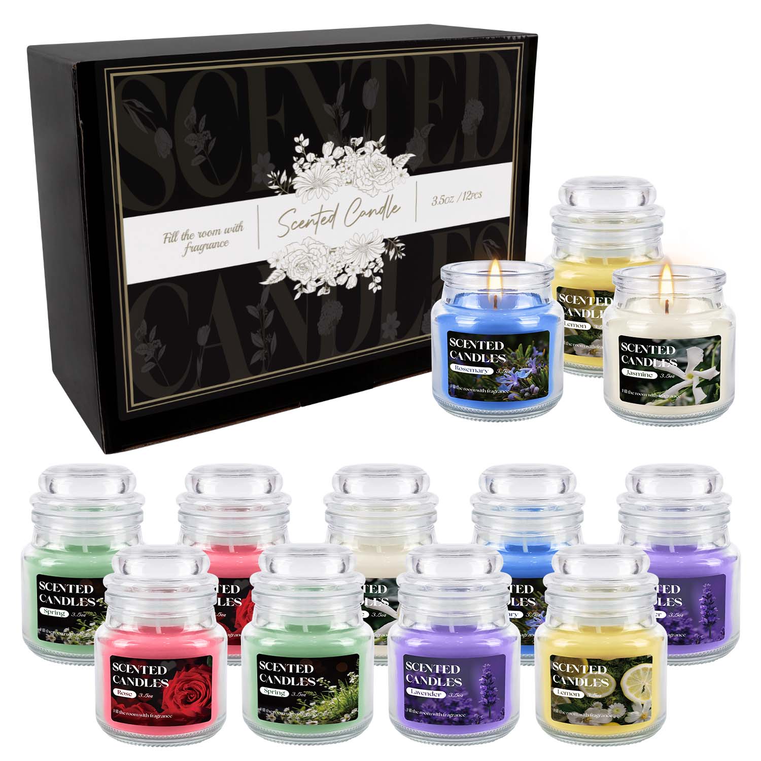Fragrance Your Home - 12 adet döner şişe kapağı şeklinde