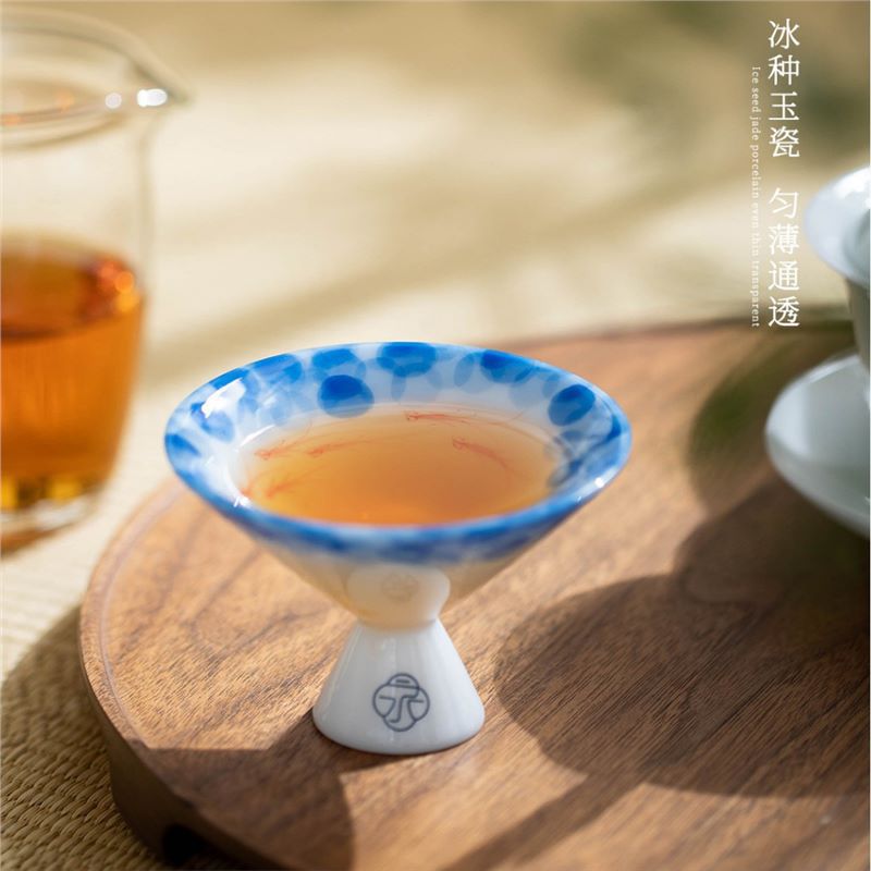 Home Fragrance Use - Buz Yeşim El-boyalı Balık Oyun Çay