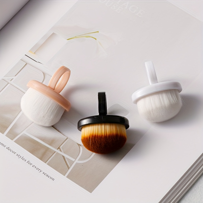 Home Fragrance Use - Yumuşak Kısa Saplı Tırnak Halkası Fırçası,