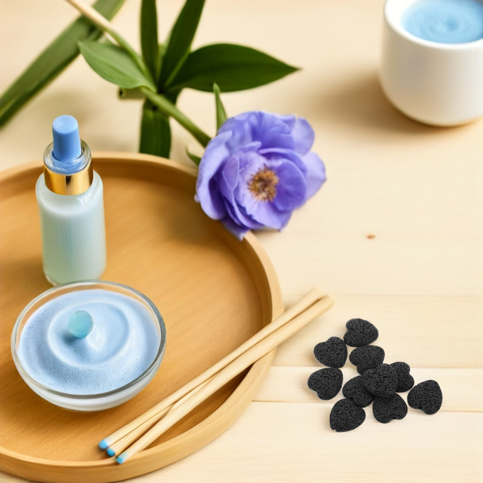 20 adet kalp volkanik lav taşı - Home Fragrance Us incelemesi ve fiyatı