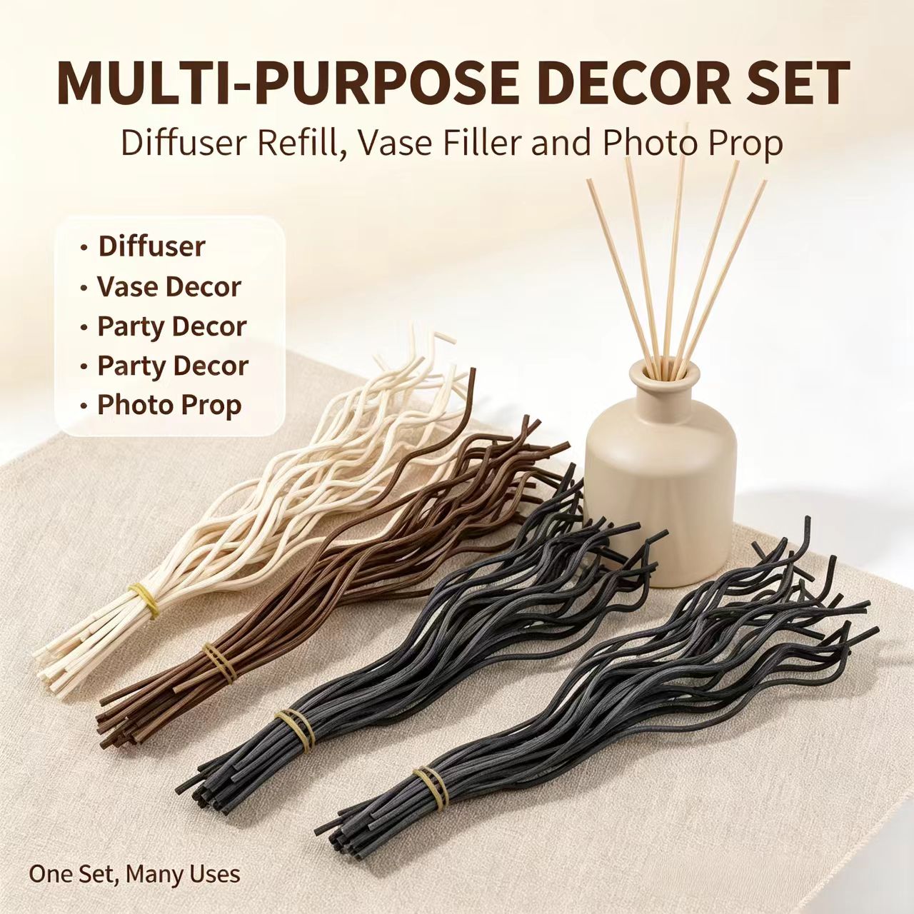 20 adet uzun dalgalı Rattan ka - Home Fragrance Items incelemesi ve fiyatı