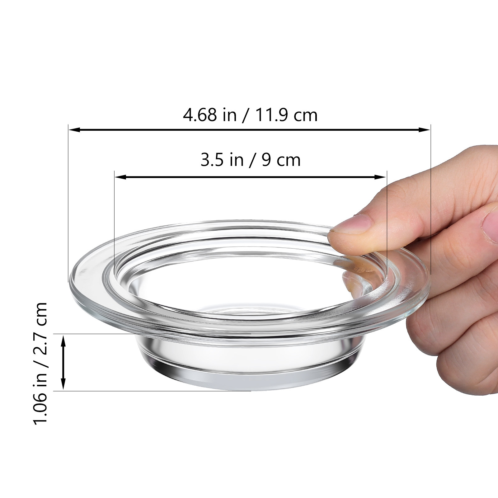 4,6 İnç Şeffaf Cam Yağ Isıtıcı - Home Fragrance Wax Melts incelemesi ve fiyatı